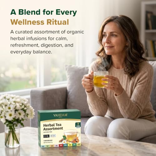 Assorted Herbal Tea Sampler (18 Count)