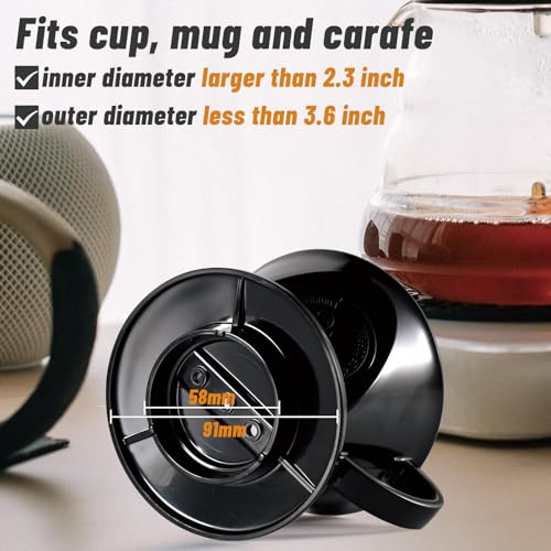 Melamine Pour Over Coffee Maker with 3 Drip Holes