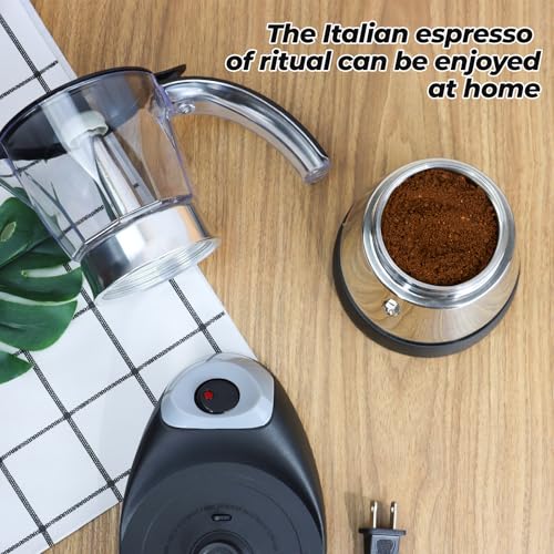 Electric Plastic Clear Moka Pot 3