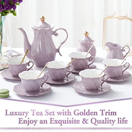 22 pcs Porcelain Tea Set for 6
