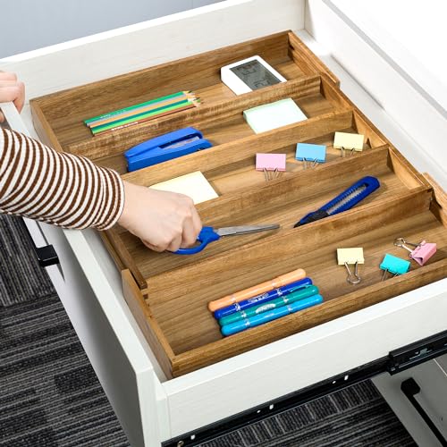 Acacia Kitchen Drawer Organizer Expandable