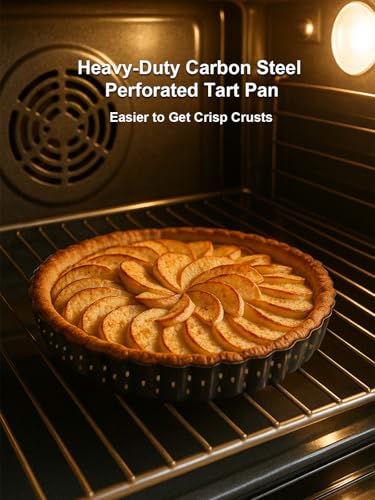 9 Inch Perforated Quiche Pan for Crispy Crust w