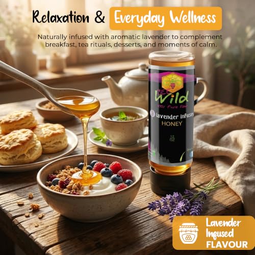 100% Pure Lavender Infused Honey (12 Ounce)