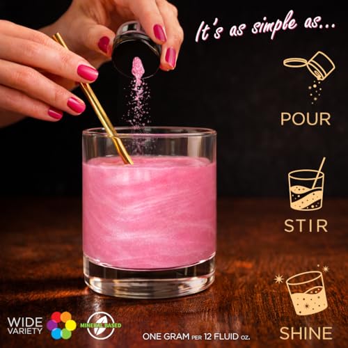 Brew Glitter Pink Edible Drink Glitter