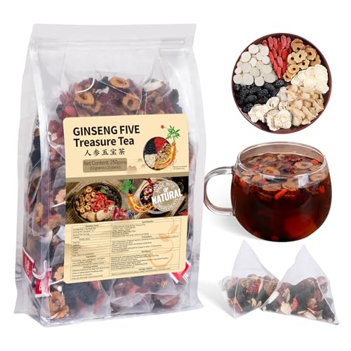 Ginseng Five Treasures Kidney Tea (25 Count)