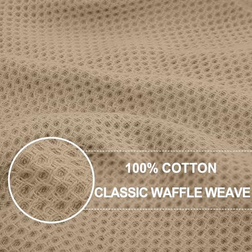100% Cotton Oversized Waffle Weave Kitchen Towels 8 (8 Count)