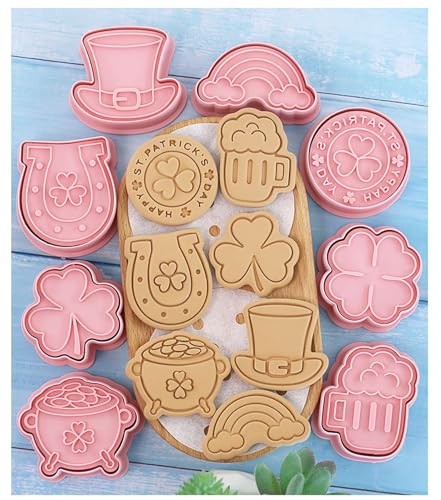 St. Patrick's Day Cookie Cutters (8 Count)