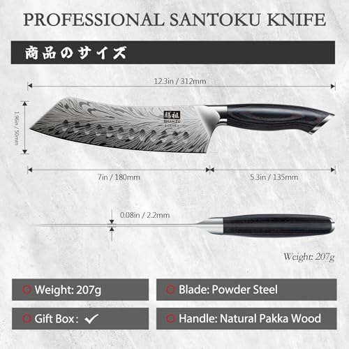 7 inch Chef Knife in Powder Steel