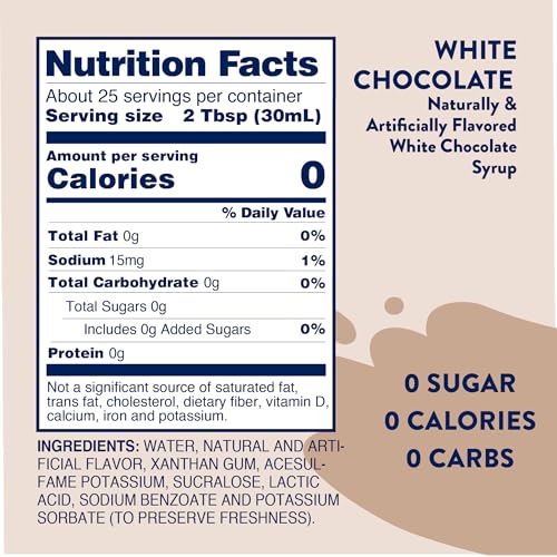 White Chocolate Coffee Syrup (50.8 Fl Oz)