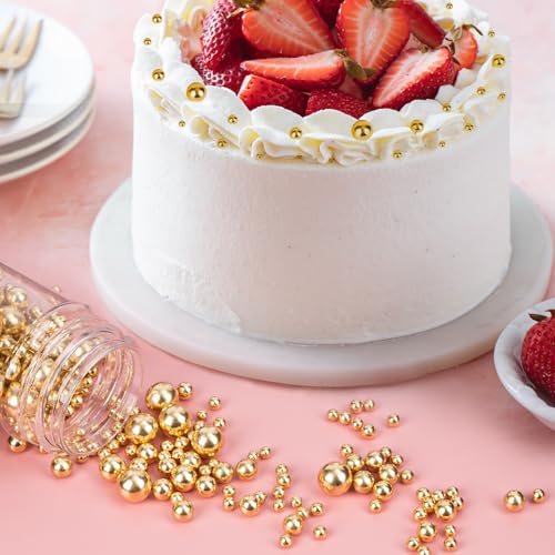 Gold Sprinkles 130g (4.58 Ounce)