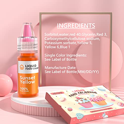 Food Coloring Liquid Set (5 Fl Oz)