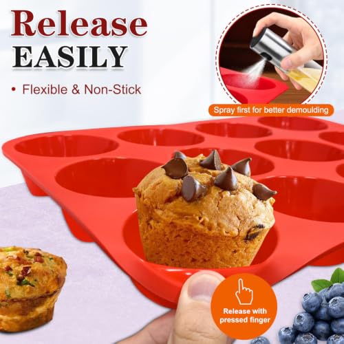 Silicone Muffin Pan Set (2 Count)