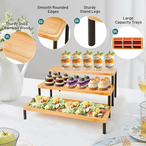 3 Tier Serving Tray Set