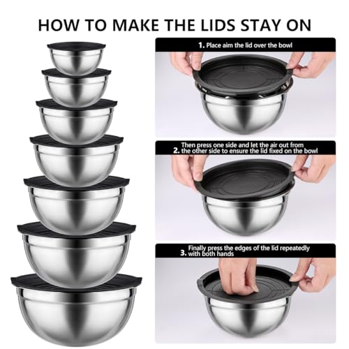 Mixing Bowls with Lids Set (26 Count)