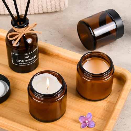 Glass Jars with Lids (24 Count)