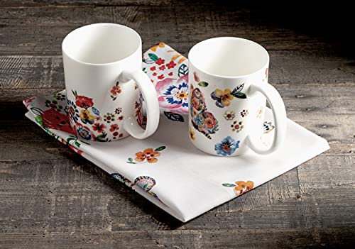 Coffee Mug with Handles Tea Cups (2 Count)
