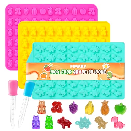 Gummy Candy Molds with 2pcs Droppers (3 Count)