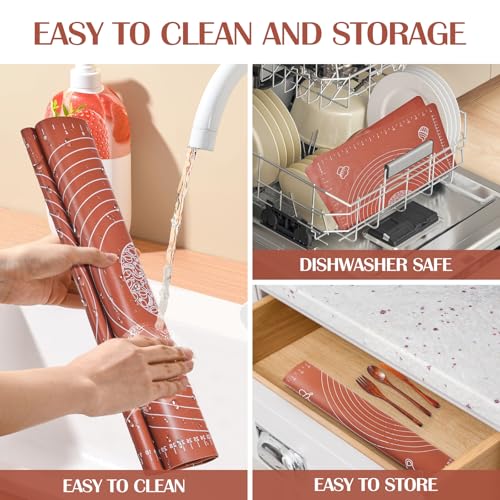 6PCS Silicone Baking Mat Set
