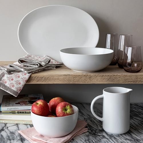 over&back Coupe Stoneware Serving Platter