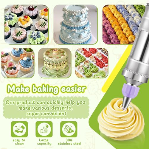 Dessert Decorating Syringe Set (66 Count)