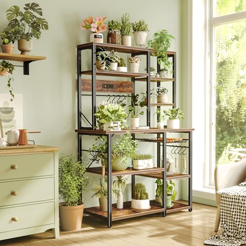 Large Bakers Rack with Power Outlets