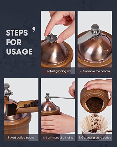 POLIVIAR Manual Coffee Grinder