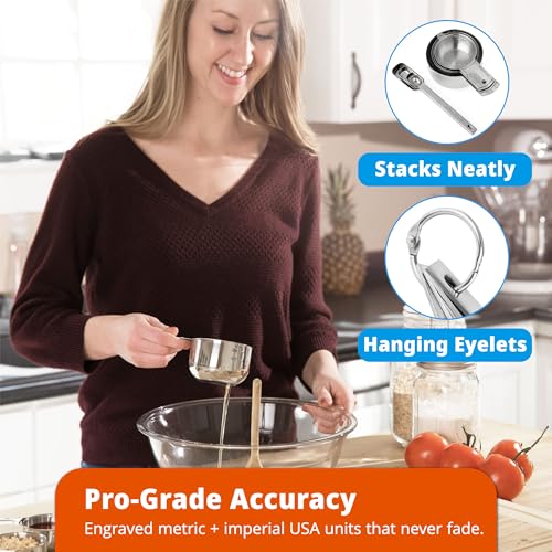 Premium 304 Stainless Steel Measuring Kit
