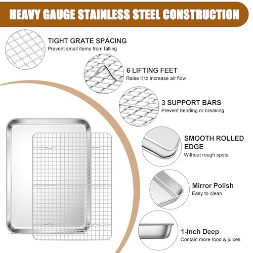Baking Sheet with Wire Rack Set (2 Count)