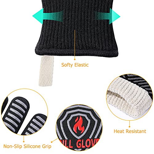 BBQ Gloves Oven Gloves 1472℉ Extreme Heat Resistant