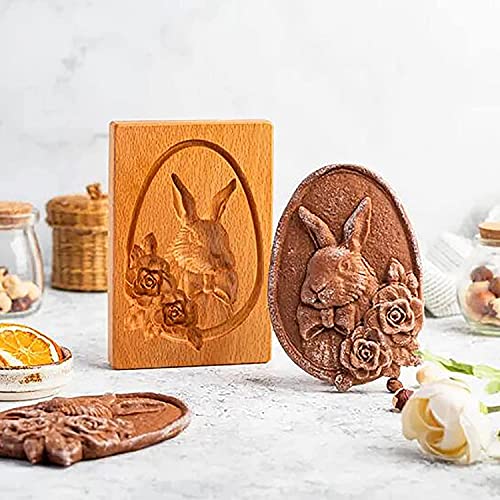 Wooden Springerle Cookie Molds for Baking
