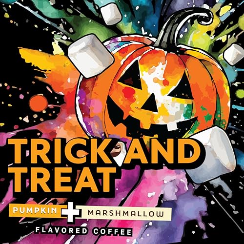 Coffee Pods Pumpkin and Marshmallow Flavored Coffee Compatible with K Cup Brewers Including 2.0 (40 Count)