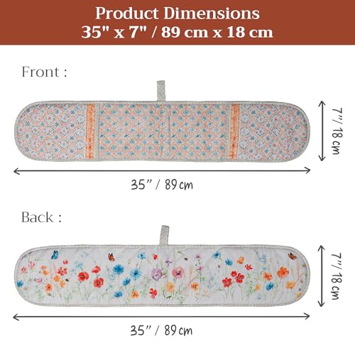 Double Oven Mitts 100% Cotton Double Oven Glove