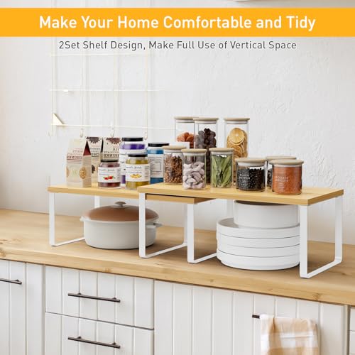 Cabinet Shelf Organizers (2 Count)