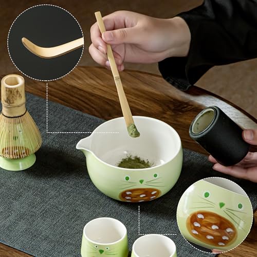 Matcha Whisk Set with Spout (6 Count)