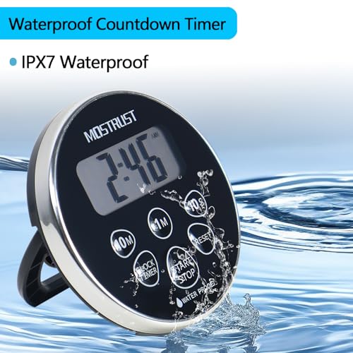 Digital Waterproof Shower Clock Timer