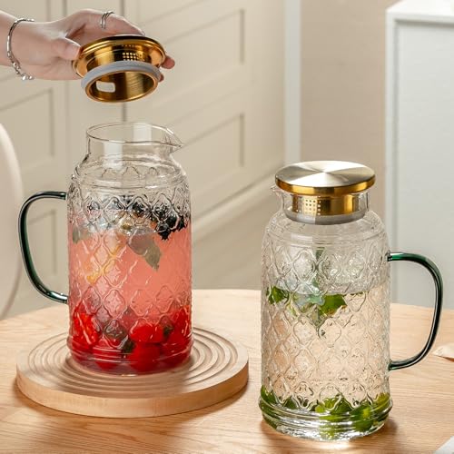 Glass Pitcher with Lid (68 Count)