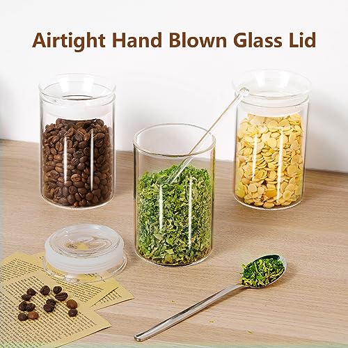 15oz Airtight Glass Jars Set of 3