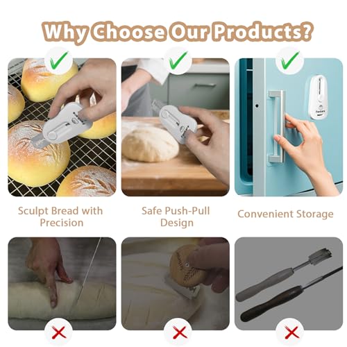 Premium Magnetic Bread Lame & Versatile Bread Scoring Tool