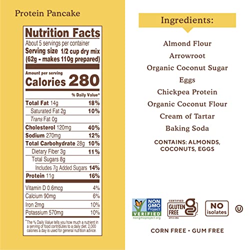 Just Add Water Almond Flour Pancake Mix (31.2 Ounce)