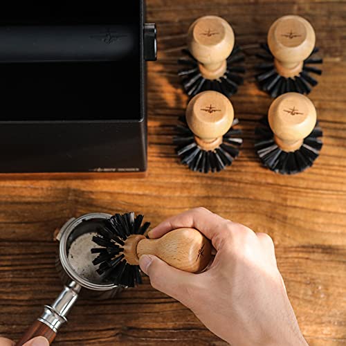 Coffee Portafilter Cleaning Brush Espresso Machine Portafilter Brush Speacial for 58mm Portafilter Professional Barista Cleaning Tools Effectively Cleaning B5341
