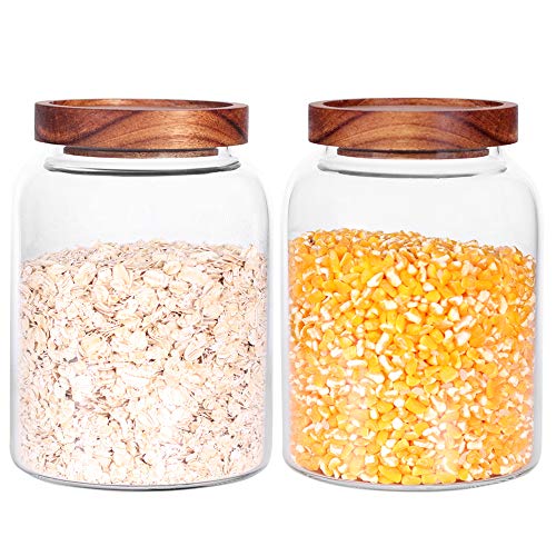 Glass Storage Jars with Airtight Lids