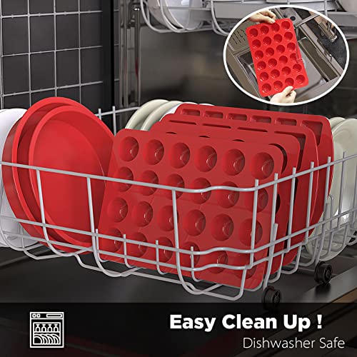 2 inch Deep Mini Muffin Pans Nonstick 24 Cup (11 Ounce)