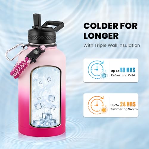 Insulated Water Bottle 64 oz