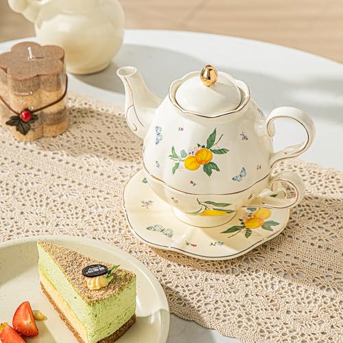 Lemon Teapot & Cup Combo