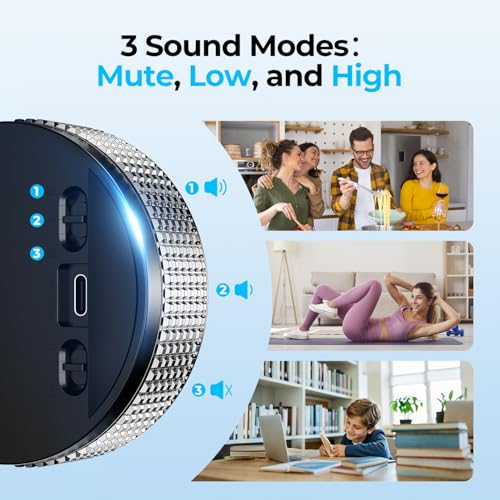 USB Rechargeable Magnetic Kitchen Timer for Cooking