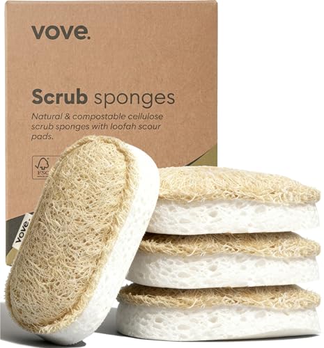 Scrub Sponges 4 Pack (4 Count)