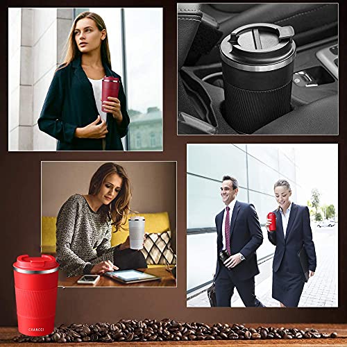 Travel Coffee Mug Spill Proof Leakproof 16 oz Insulated Coffee Mug with Screw Lid