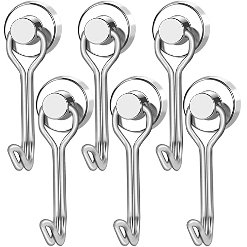 Magnetic Hooks Magnet Hook for Cruise Cabins Fridge 30LBS 6Pack (50 Count)