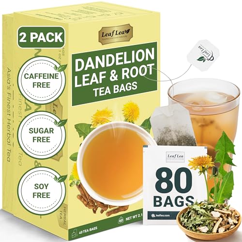 Dandelion Root & Leaf Tea Bags (80 Count)