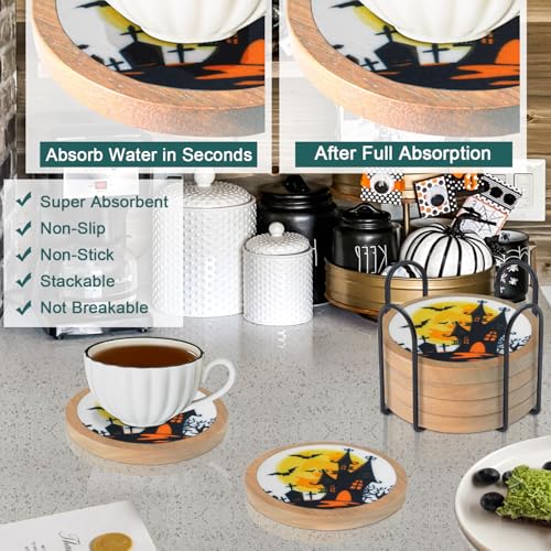 Halloween Coasters Set of 6